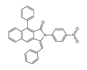 7-Phenyl-5,6-benzo-3-benzyliden-2-(4-nitrophenyl)-phthalimidin Structure