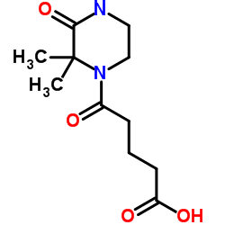 5-(2,2-DIMETHYL-3-OXO-PIPERAZIN-1-YL)-5-OXO-PENTANOIC ACID structure