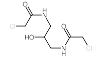 Acetamide,N,N'-(2-hydroxy-1,3-propanediyl)bis[2-chloro- structure