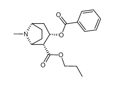 可卡因丙酯 盐酸盐结构式