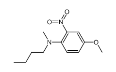 N-Butyl-N-methyl-2-nitro-p-anisidin结构式