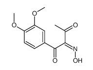 1-(3,4-dimethoxyphenyl)-2-hydroxyiminobutane-1,3-dione Structure