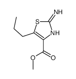 Methyl 2-amino-5-propylthiazole-4-carboxylate Structure