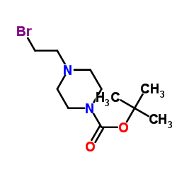 N-Boc-4-溴乙基哌嗪结构式