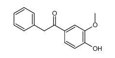 1-(4-hydroxy-3-methoxyphenyl)-2-phenylethan-1-one结构式