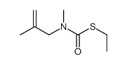 S-ethyl N-methyl-N-(2-methylprop-2-enyl)carbamothioate结构式