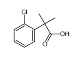 2-(2-Chlorophenyl)-2-methylpropionic acid structure