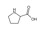 (2R)-pyrrolidine-2-carboxylic acid Structure