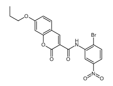 N-(2-bromo-5-nitrophenyl)-2-oxo-7-propoxychromene-3-carboxamide Structure