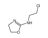 N-(2-chloroethyl)-4,5-dihydro-2-oxazolamine结构式