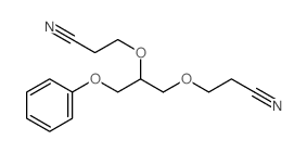 Propanenitrile,3,3'-[[1-(phenoxymethyl)-1,2-ethanediyl]bis(oxy)]bis- (9CI)结构式