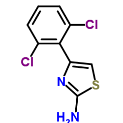 4-(2,6-DICHLORO-PHENYL)-THIAZOL-2-YLAMINE Structure