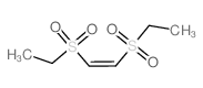 1,2-Bis(ethylsulfonyl)ethylene结构式