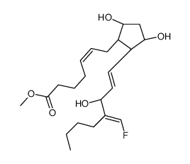 16-fluoromethyleneprostaglandin F2alpha Structure