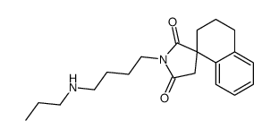 1'-[4-(propylamino)butyl]spiro[2,3-dihydro-1H-naphthalene-4,3'-pyrrolidine]-2',5'-dione结构式