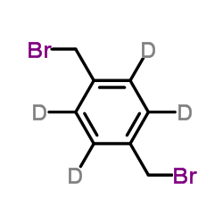 1,4-Bis(bromomethyl)(2H4)benzene Structure