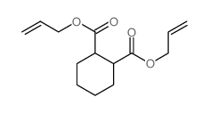 1,2-Cyclohexanedicarboxylic acid, di-2-propenyl ester, trans- Structure