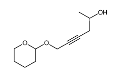 6-((tetrahydro-2H-pyran-2-yl)oxy)hex-4-yn-2-ol Structure