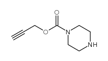 1-Piperazinecarboxylicacid,2-propynylester(9CI) Structure