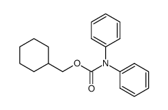 cyclohexylmethyl diphenylcarbamate Structure