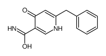 6-benzyl-4-oxo-1H-pyridine-3-carboxamide Structure