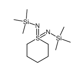 N,N'-bis(trimethylsilyl)tetrahydro-1l6-thiopyran-1,1(2H)-diimine Structure