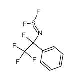 N-(1,2,2,2-tetrafluoro-1-phenylethyl)-S,S-difluorosulfilimine结构式