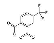 2-硝基-4-三氟甲基-苯甲酰氯结构式