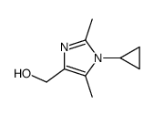 (1-cyclopropyl-2,5-dimethylimidazol-4-yl)methanol Structure