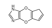 1H,5H-Cyclopenta[5,6][1,4]dioxino[2,3-d]imidazole (9CI) Structure