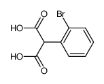 (2-bromo-phenyl)-malonic acid Structure