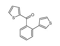 thiophen-2-yl-(2-thiophen-3-ylphenyl)methanone Structure