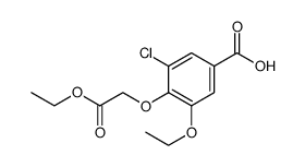 Benzoic acid, 3-chloro-5-ethoxy-4-(2-ethoxy-2-oxoethoxy) picture