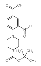 4-(Boc-哌嗪-1-基)-3-硝基苯甲酸图片