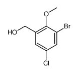 [3-bromo-5-chloro-2-(methyloxy)phenyl]methanol picture