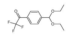 4-trifluoroacetylbenzaldehyde diethyl acetal结构式