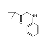 1-anilino-3,3-dimethylbutan-2-one结构式