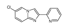 6-chloro-2-pyridin-2-ylimidazo[1,2-a]pyridine Structure