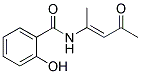 2-HYDROXY-N-(1-METHYL-3-OXO-1-BUTENYL)BENZAMIDE结构式