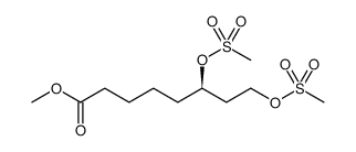 Octanoic acid, 6,8-bis[(methylsulfonyl)oxy]-, methyl ester, (6R) Structure