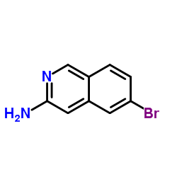 6-溴异喹啉-3-胺结构式