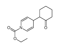 ethyl 4-(2-oxocyclohexyl)-4H-pyridine-1-carboxylate结构式