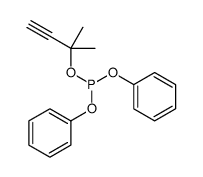 2-methylbut-3-yn-2-yl diphenyl phosphite Structure