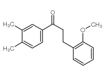 3',4'-DIMETHYL-3-(2-METHOXYPHENYL)PROPIOPHENONE图片