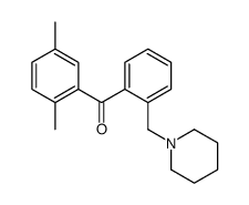 2,5-DIMETHYL-2'-PIPERIDINOMETHYL BENZOPHENONE图片