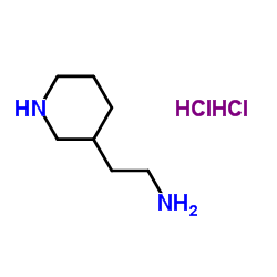 2-(3-Piperidinyl)ethanamine dihydrochloride Structure