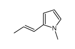 1H-Pyrrole,1-methyl-2-(1-propenyl)-,(E)-(9CI) Structure