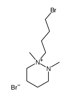 1-(4-bromobutyl)-1,2-dimethylpiperidazinium bromide结构式