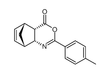 (4aS,5R,8S,8aR)-2-(p-tolyl)-4a,5,8,8a-tetrahydro-4H-5,8-methanobenzo[d][1,3]oxazin-4-one结构式