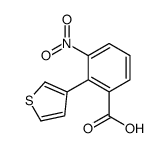 3-nitro-2-thiophen-3-ylbenzoic acid结构式